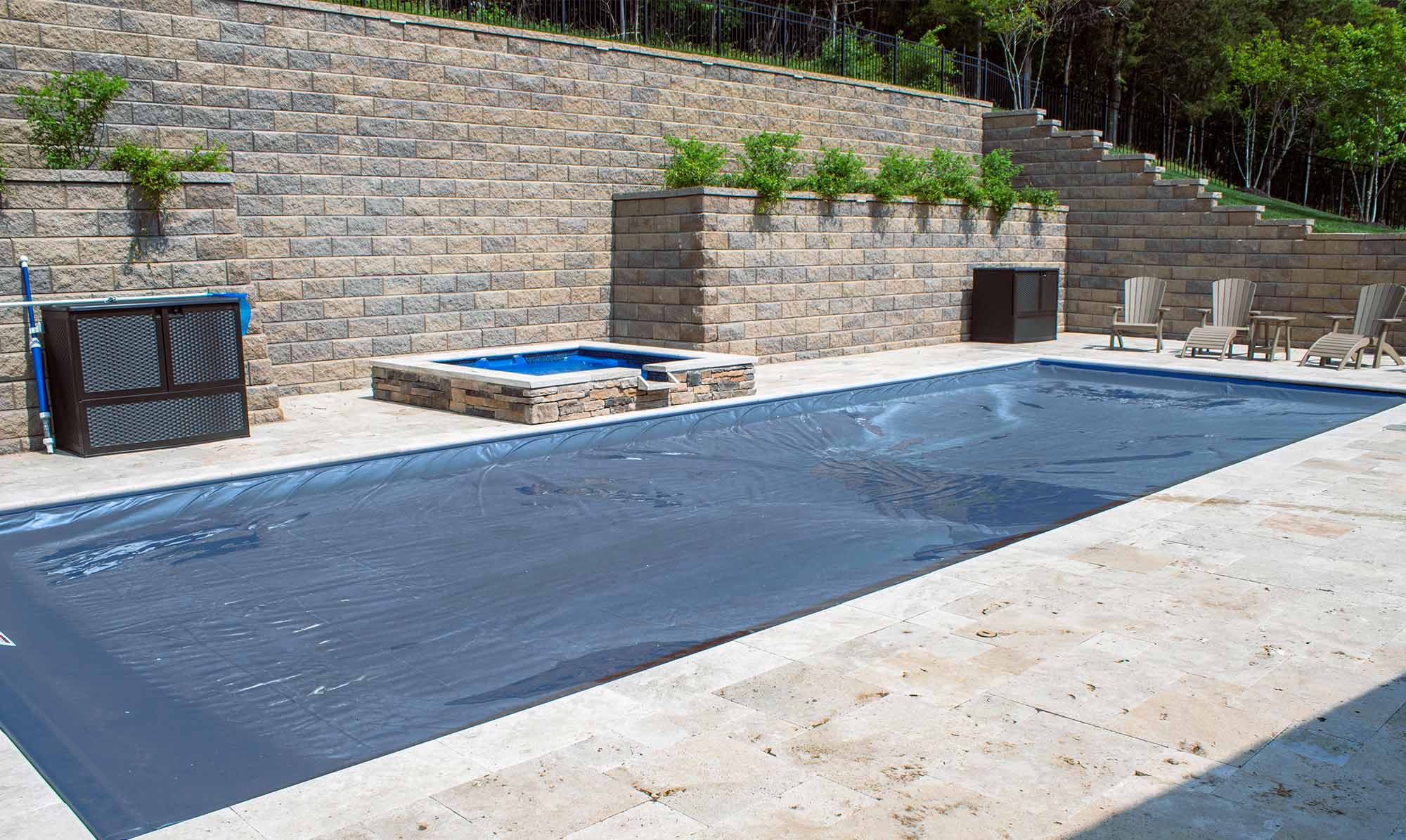 Automatic Swimming Pool Safety Cover Automatic Swimming Pool Safety Covers can help protect your pool year round.