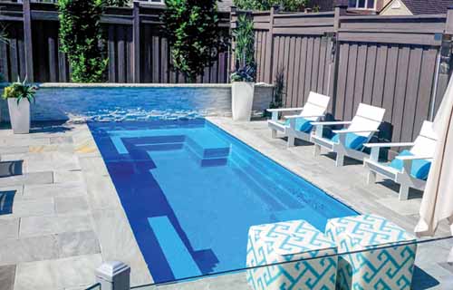 Hero_PalladiumPlunge_Web Small backyard pools: Leisure Pools Palladium Plunge