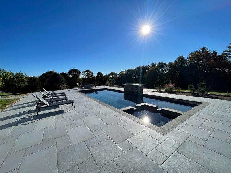 LP POM 03.23 pic 1 A unique fiberglass backyard swimming pool