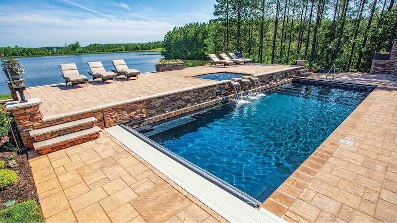 swimming-pool-colors-ebony-blue dark pools - black bottom pools