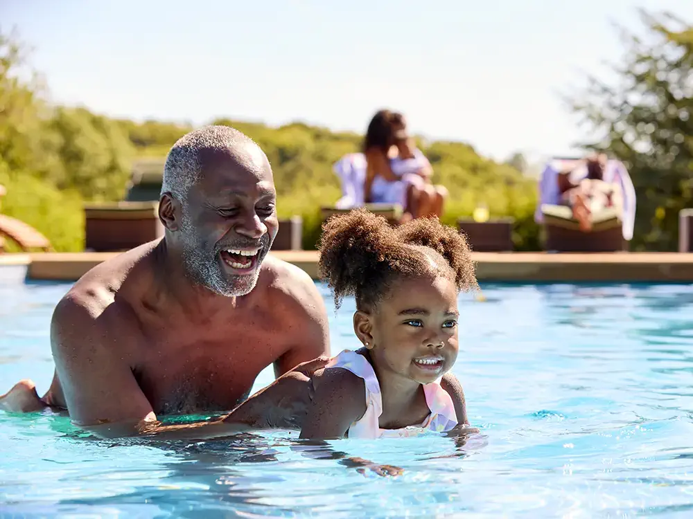 051223-SafetyEquipment-2 Supervise children and inexperienced swimmers when they are in the pool or spa