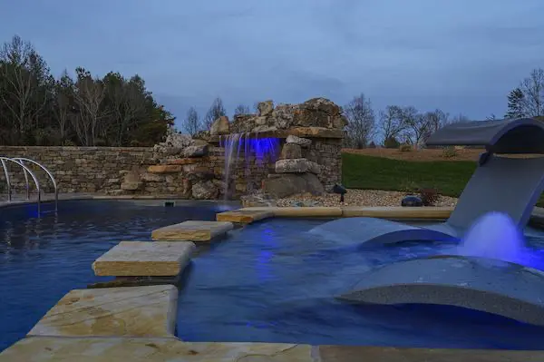 BubblerOption6 swimming pool bubbler with lighting