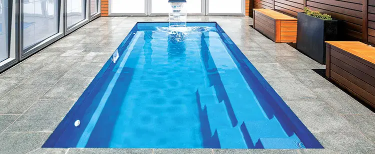 EspritDepth Leisure Pools Esprit inground fiberglass swimming pool