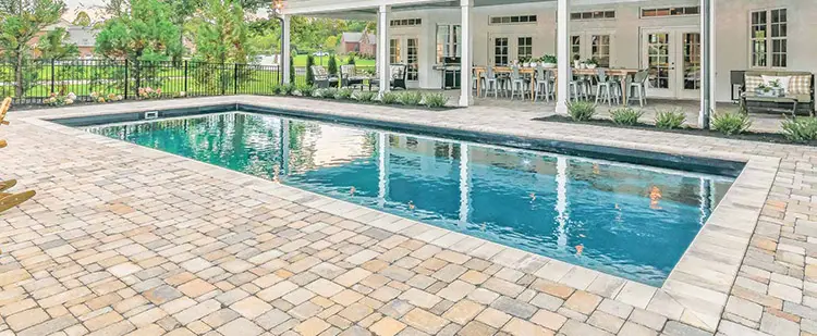 InfinityDepth Leisure Pools Infinity inground fiberglass swimming pool
