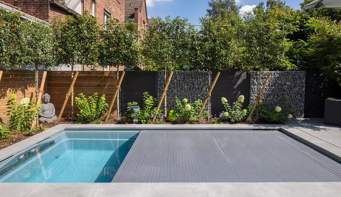 The Linear fiberglass pool from Leisure Pools