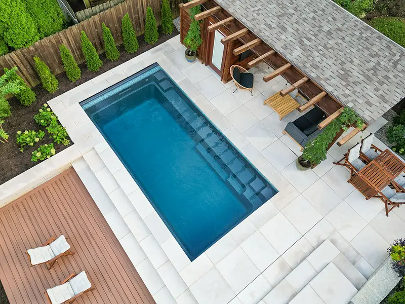 LeisurePoolsOctober2022POM-3 Leisure Pools Reflection inground fiberglass swimming pool