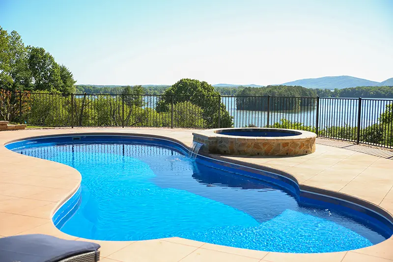 LP July 2022 POM 2 Leisure Pools Eclipse 40 swimming pool installed by Dominion Pool & Spa