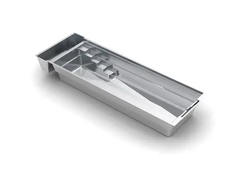 LPEU-TheCubeLinear10m The Linear 33 fiberglass swimming pool model