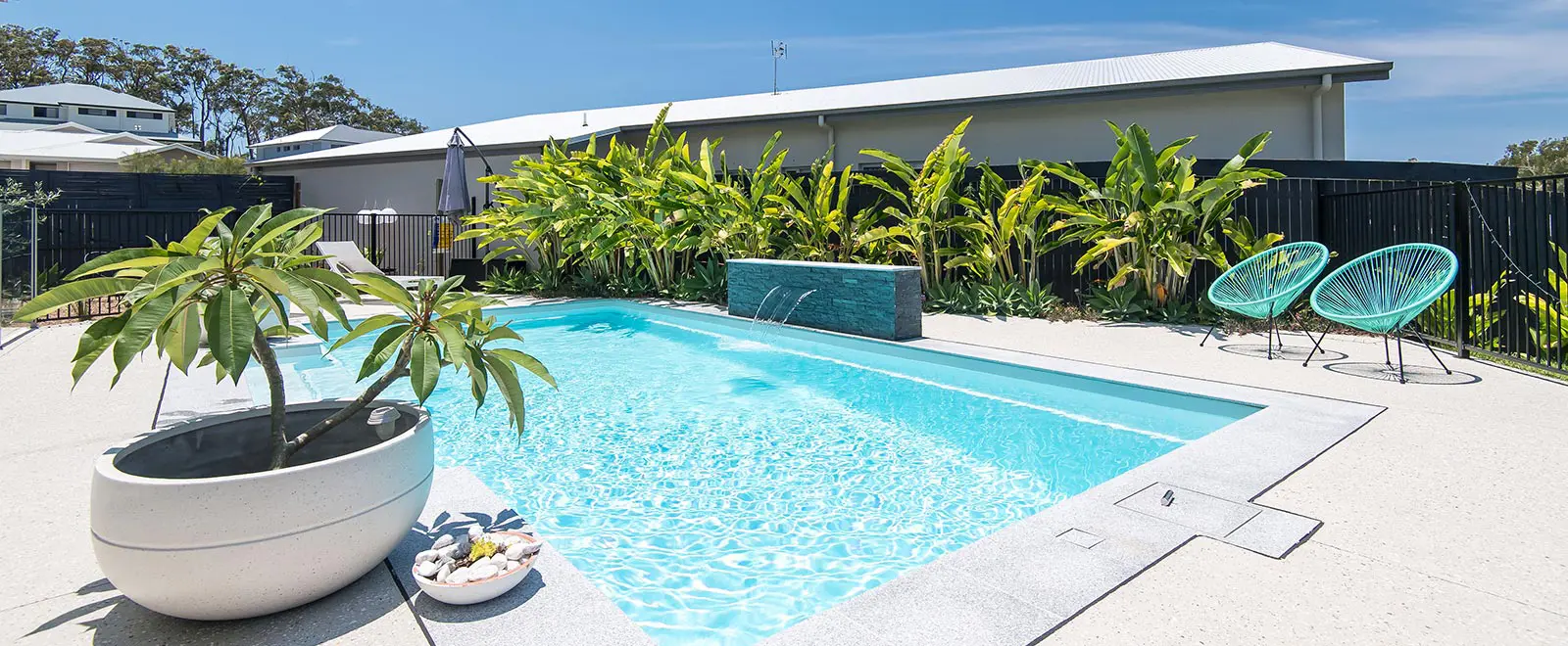 Swimming-pool-affordability an affordable Leisure Pools fiberglass swimming pool